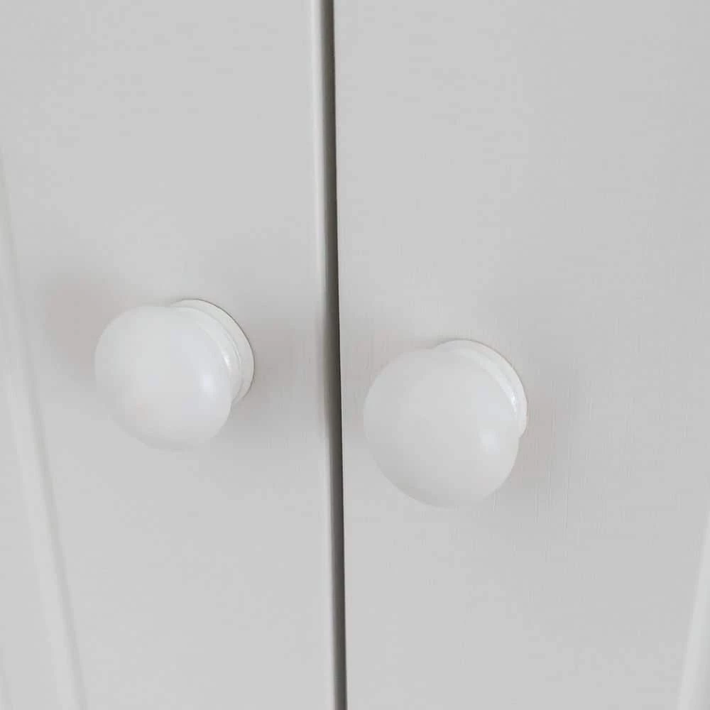 Unbranded Engles 30.55 in. W x 75.00 in. H x 9.84 in. D Antique White Over-The-Toilet Storage in Antique White 6 Unbranded Engles 30.55 in. W x 75.00 in. H x 9.84 in. D Antique White Over-The-Toilet Storage in Antique White - Image 4