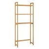 OIA 10 in. x 28 in. x 66.5 in. Over the Toilet Bamboo Space Saver Shelf