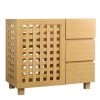Unbranded Beige Wood Bathroom Storage Basket Accent Storage Cabinets with 3 Drawer 1 Unbranded Beige Wood Bathroom Storage Basket Accent Storage Cabinets with 3 Drawer -Toilet Storage Shop beige shower caddies cx915sb bg 64 1000