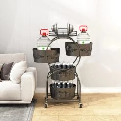 Aurora Decor AMA 16 in. W x 16 in. H x 34 in. D black Over-the-Toilet Storage Removable Rack Shelf Bathroom Kitchen Storage Wheels 15 Aurora Decor AMA 16 in. W x 16 in. H x 34 in. D black Over-the-Toilet Storage Removable Rack Shelf Bathroom Kitchen Storage Wheels -Toilet Storage Shop black aurora decor over the toilet storage bsychd2b03b 44 1000