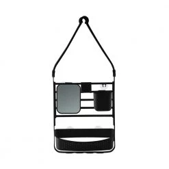 Bath Bliss Deluxe Flex Adjustable Shower Caddy in Matte Black 10 Bath Bliss Deluxe Flex Adjustable Shower Caddy in Matte Black -Toilet Storage Shop black bath bliss shower caddies 10090 mattblk 1f 1000