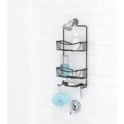 Better Living Venus 3 Tier Shower Caddy in Black -Toilet Storage Shop black better living shower caddies 13636 31 1000