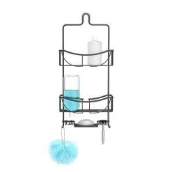 Better Living Venus 3 Tier Shower Caddy in Black -Toilet Storage Shop black better living shower caddies 13636 4f 1000