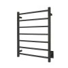 WarmlyYours Elevate Tahoe 7-Bar Hardwire Electric Towel Warmer in Black Matte Finish -Toilet Storage Shop black matte warmlyyours towel warmers tws2 tah07kh 64 1000