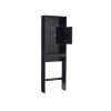 Whatseaso 24.8 in. W x 76.77 in. H x 7.87 in. D Black MDF Over-the-Toilet Storage Bathroom Space Saver Storage Cabinet in Black 1 Whatseaso 24.8 in. W x 76.77 in. H x 7.87 in. D Black MDF Over-the-Toilet Storage Bathroom Space Saver Storage Cabinet in Black -Toilet Storage Shop black over the toilet storage aun 110511138 64 1000