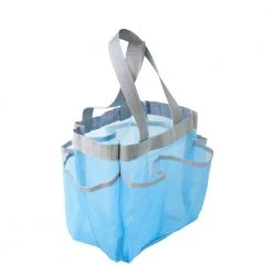 Honey-Can-Do Blue 6-Pocket Shower Tote 6 Honey-Can-Do Blue 6-Pocket Shower Tote -Toilet Storage Shop blue honey can do shower caddies sft 01103 c3 1000