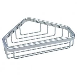 Franklin Brass Small Wire Corner Shower Caddy in Bright Stainless