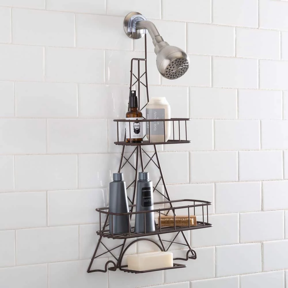 Elle Decor Ville Des Lumieres Collection Eiffel Tower Shower Caddy 6 Elle Decor Ville Des Lumieres Collection Eiffel Tower Shower Caddy - Image 4