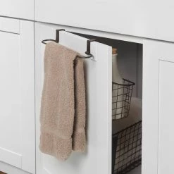Spectrum Grid Over the Cabinet Towel Bar and Medium Basket in Bronze 15 Spectrum Grid Over the Cabinet Towel Bar and Medium Basket in Bronze -Toilet Storage Shop bronze shower caddies 48524 31 1000