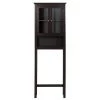 Glitzhome 24 in. W x 68.26 in. H x 7.5 in. D Espresso Over-the-Toilet Storage 1 Glitzhome 24 in. W x 68.26 in. H x 7.5 in. D Espresso Over-the-Toilet Storage -Toilet Storage Shop brown glitzhome over the toilet storage gh1001003542 64 1000