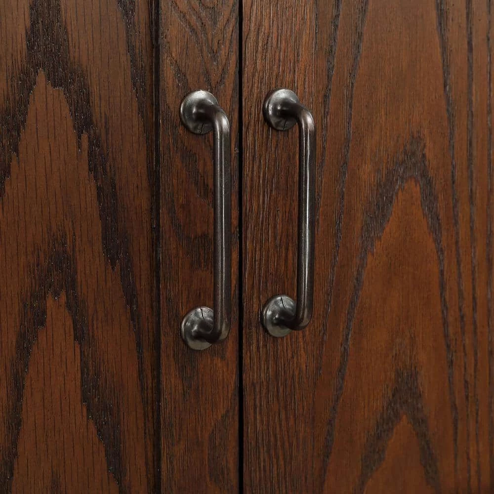 Home Decorators Collection Alster 25 in. W x 65 in. H x 8 in. D Over-the-Toilet Storage in Brown Oak 9 Home Decorators Collection Alster 25 in. W x 65 in. H x 8 in. D Over-the-Toilet Storage in Brown Oak - Image 7