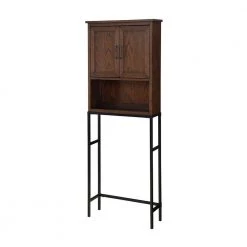 Home Decorators Collection Alster 25 in. W x 65 in. H x 8 in. D Over-the-Toilet Storage in Brown Oak 15 Home Decorators Collection Alster 25 in. W x 65 in. H x 8 in. D Over-the-Toilet Storage in Brown Oak -Toilet Storage Shop brown oak home decorators collection over the toilet storage tj 0401s6525br 4f 1000
