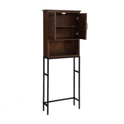 Home Decorators Collection Alster 25 in. W x 65 in. H x 8 in. D Over-the-Toilet Storage in Brown Oak 13 Home Decorators Collection Alster 25 in. W x 65 in. H x 8 in. D Over-the-Toilet Storage in Brown Oak -Toilet Storage Shop brown oak home decorators collection over the toilet storage tj 0401s6525br 77 1000