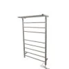 ANZZI Eve 8-Bar Stainless Steel Wall Mounted Electric Towel Warmer Rack in Brushed Nickel -Toilet Storage Shop brushed nickel anzzi towel warmers tw az012bn 64 1000