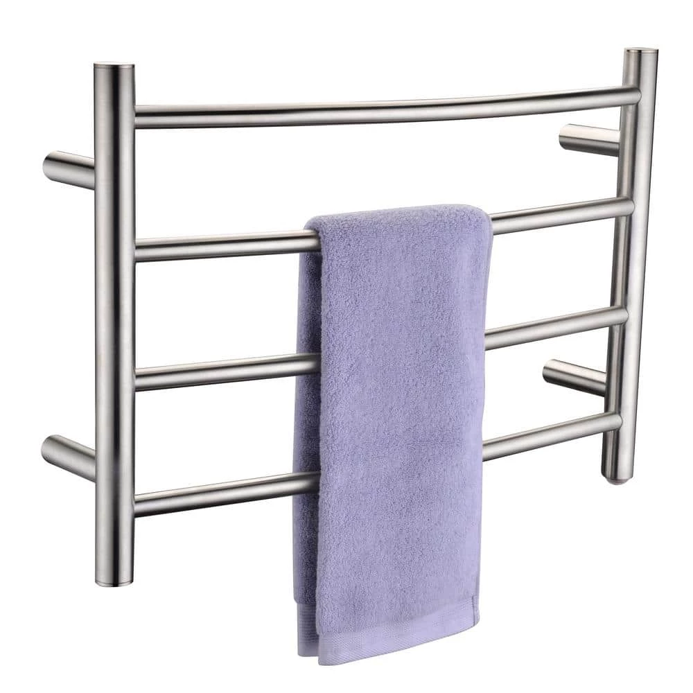 ANZZI Glow 4-Bar Electric Towel Warmer in Brushed Nickel 5 ANZZI Glow 4-Bar Electric Towel Warmer in Brushed Nickel - Image 3