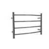 ANZZI Glow 4-Bar Electric Towel Warmer in Brushed Nickel -Toilet Storage Shop brushed nickel anzzi towel warmers tw az018bn 64 1000