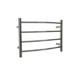 ANZZI Glow 4-Bar Electric Towel Warmer in Brushed Nickel