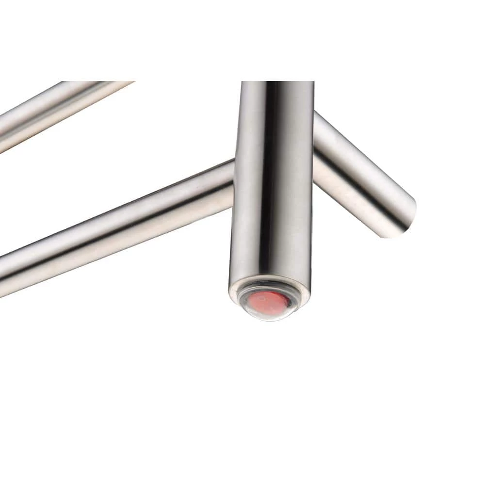 ANZZI Glow 4-Bar Electric Towel Warmer in Brushed Nickel 8 ANZZI Glow 4-Bar Electric Towel Warmer in Brushed Nickel - Image 6