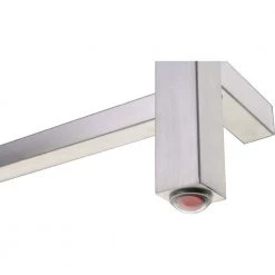 ANZZI Bell 8-Bar Electric Towel Warmer in Brushed Nickel -Toilet Storage Shop brushed nickel anzzi towel warmers tw az026bn 66 1000