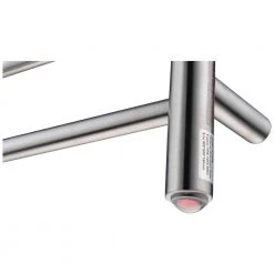 ANZZI Gown 7-Bar Electric Towel Warmer in Brushed Nickel -Toilet Storage Shop brushed nickel anzzi towel warmers tw az027bn 66 1000