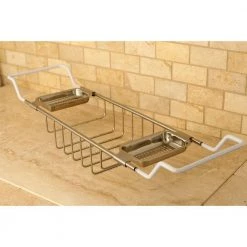 Kingston Brass Claw Foot Bathtub Caddy in Brushed Nickel 13 Kingston Brass Claw Foot Bathtub Caddy in Brushed Nickel -Toilet Storage Shop brushed nickel kingston brass shower caddies hcc2158 1f 1000