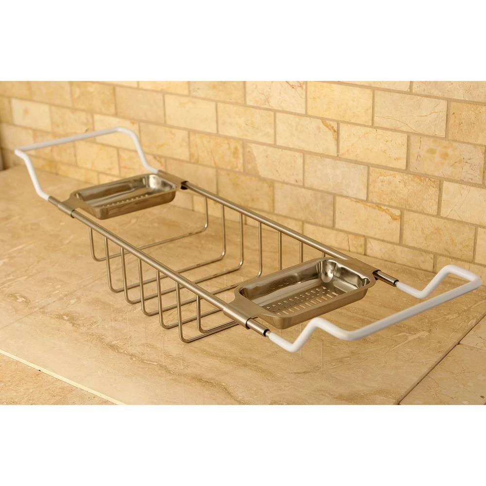 Kingston Brass Claw Foot Bathtub Caddy in Brushed Nickel 7 Kingston Brass Claw Foot Bathtub Caddy in Brushed Nickel - Image 5