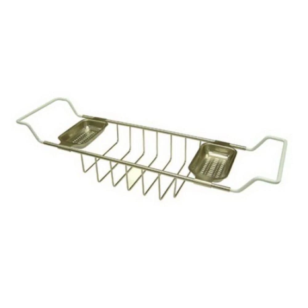 Kingston Brass Claw Foot Bathtub Caddy in Brushed Nickel 3 Kingston Brass Claw Foot Bathtub Caddy in Brushed Nickel