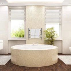 Unbranded 4 Bars Wall Mounted Heated Towel Racks with Timer Brushed Silver -Toilet Storage Shop brushed silver towel warmers cuutmy sliv fa 1000