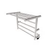 Amba Radiant Shelf 8-Bar Plug-in with Hardwire kit Electric Towel Warmer in Brushed Stainless Steel 2 Amba Radiant Shelf 8-Bar Plug-in with Hardwire kit Electric Towel Warmer in Brushed Stainless Steel -Toilet Storage Shop brushed stainless steel amba towel warmers rsh b 64 1000