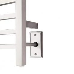 Amba Radiant Square 10-Bar Hardwired Electric Towel Warmer in Brushed Stainless Steel -Toilet Storage Shop brushed stainless steel amba towel warmers rswh b 1d 1000
