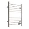 Amba Radiant Square 10-Bar Hardwired Electric Towel Warmer in Brushed Stainless Steel 2 Amba Radiant Square 10-Bar Hardwired Electric Towel Warmer in Brushed Stainless Steel -Toilet Storage Shop brushed stainless steel amba towel warmers rswh b 64 1000