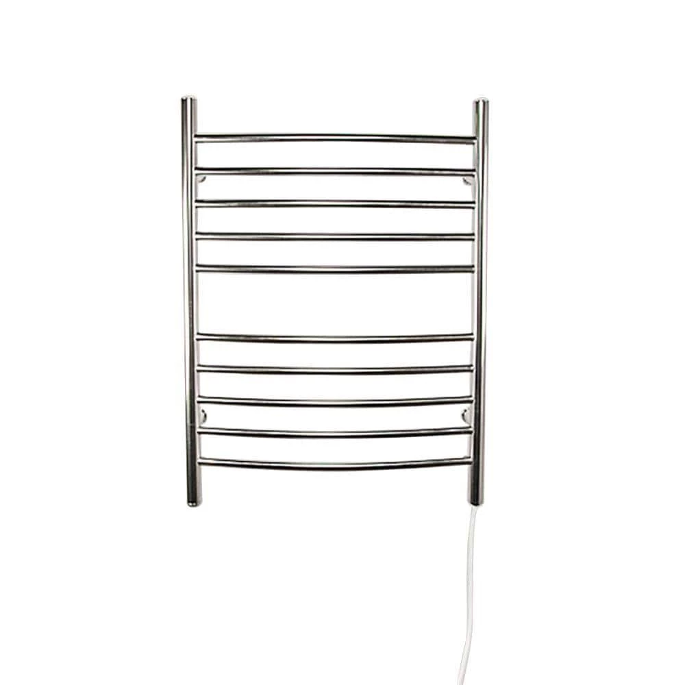 Amba Radiant Curved 10-Bar Plug-In Electric Towel Warmer in Brushed Stainless Steel 3 Amba Radiant Curved 10-Bar Plug-In Electric Towel Warmer in Brushed Stainless Steel