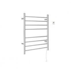 Ancona Prestige Dual 8-Bar Hardwired and Plug-in Towel Warmer in Brushed Stainless Steel with Timer 9 Ancona Prestige Dual 8-Bar Hardwired and Plug-in Towel Warmer in Brushed Stainless Steel with Timer -Toilet Storage Shop brushed stainless steel ancona towel warmers an 5322t 40 1000