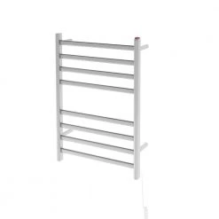 Ancona Prima Dual Extended 8-Bar Hardwired and Plug-in Electric Towel Warmer in Brushed Stainless Steel -Toilet Storage Shop brushed stainless steel ancona towel warmers an 5430 40 1000