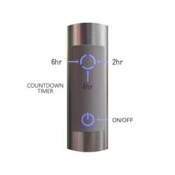 Ancona Essentia OBT 8-Bar Electric Floor Mount Towel Warmer with Integrated On-Board Timer in Brushed Stainless Steel 11 Ancona Essentia OBT 8-Bar Electric Floor Mount Towel Warmer with Integrated On-Board Timer in Brushed Stainless Steel -Toilet Storage Shop brushed stainless steel ancona towel warmers an 5638 1d 1000