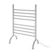 Ancona Essentia OBT 8-Bar Electric Floor Mount Towel Warmer with Integrated On-Board Timer in Brushed Stainless Steel -Toilet Storage Shop brushed stainless steel ancona towel warmers an 5638 64 1000