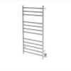 Ancona Prima Dual XL12-Bar Hardwired and Plug-in Electric Towel Warmer in Brushed Stainless Steel -Toilet Storage Shop brushed stainless steel ancona towel warmers an 5648 64 1000