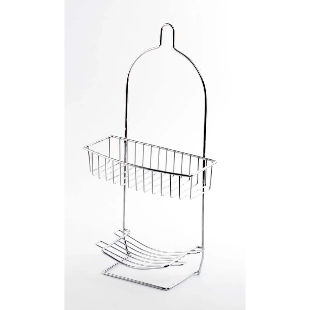 Basicwise Metal Wire Hanging Bathroom Shower Storage Rack 5 Basicwise Metal Wire Hanging Bathroom Shower Storage Rack - Image 3