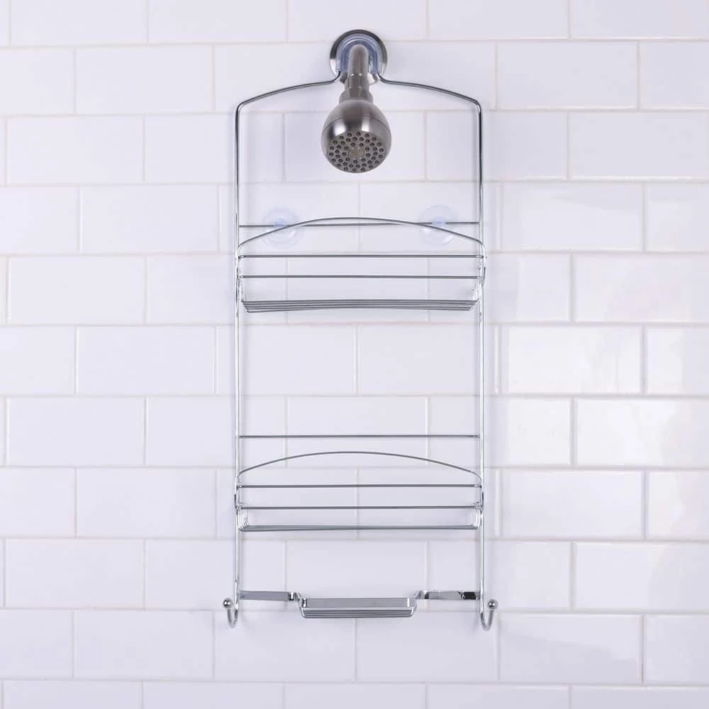 Bath Bliss Harbor Collection Deluxe Shower Caddy in Chrome 7 Bath Bliss Harbor Collection Deluxe Shower Caddy in Chrome - Image 5