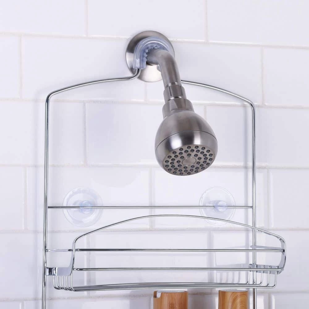 Bath Bliss Harbor Collection Deluxe Shower Caddy in Chrome 5 Bath Bliss Harbor Collection Deluxe Shower Caddy in Chrome - Image 3