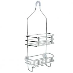 Bath Bliss Square Wire Shower Caddy - Moderno -CHR 7 Bath Bliss Square Wire Shower Caddy - Moderno -CHR -Toilet Storage Shop chrome bath bliss shower caddies 23384 chr 4f 1000