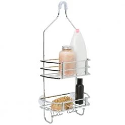 Bath Bliss Square Wire Shower Caddy - Moderno -CHR