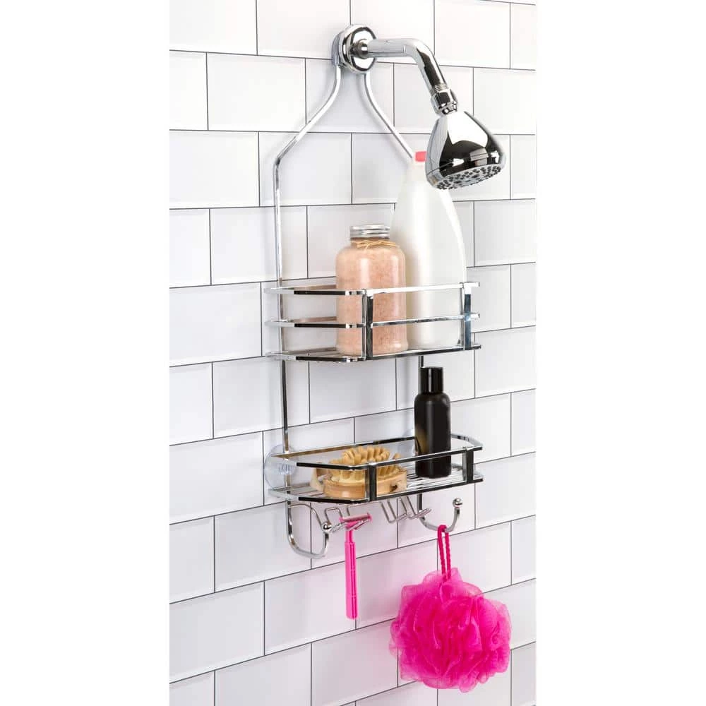Bath Bliss Square Wire Shower Caddy - Moderno -CHR 4 Bath Bliss Square Wire Shower Caddy - Moderno -CHR - Image 2