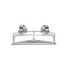 Croydex Stick 'n' Lock Corner Shower Basket 3.7 in. x 10.2 in. x 6.4 in. 2 Croydex Stick 'n' Lock Corner Shower Basket 3.7 in. x 10.2 in. x 6.4 in. -Toilet Storage Shop chrome croydex shower caddies qm295941us 64 1000