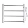 EPOWP 4-Bar Wall Mount Electric Hardwired Towel Warmer in Stainless Steel -Toilet Storage Shop chrome epowp towel warmers syxyl85631998 64 1000