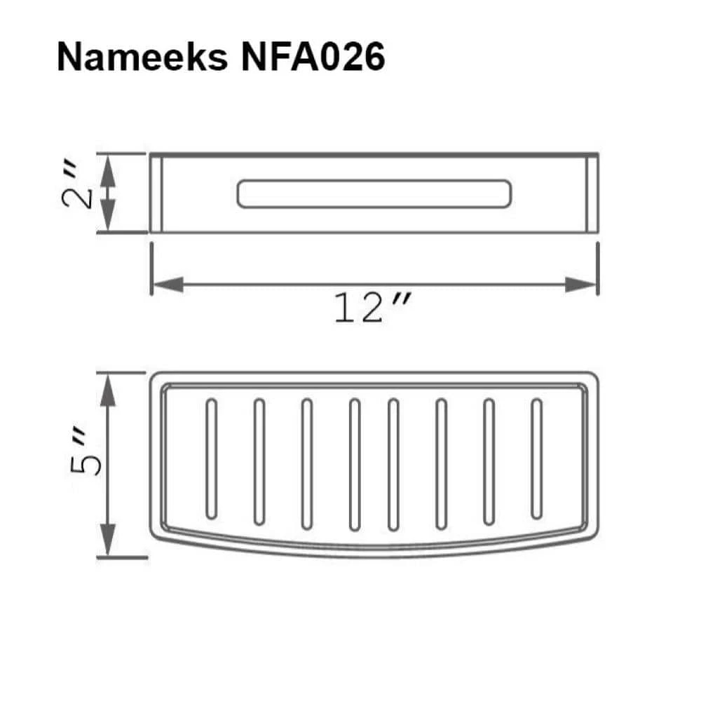 Nameeks General Hotel Wall Mounted Shower Basket in Chrome 4 Nameeks General Hotel Wall Mounted Shower Basket in Chrome - Image 2