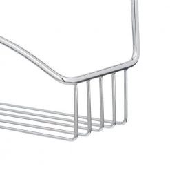 No Drilling Required Draad Rustproof Solid Brass Shower Caddy 12 in. Double Shelf in Chrome 10 No Drilling Required Draad Rustproof Solid Brass Shower Caddy 12 in. Double Shelf in Chrome -Toilet Storage Shop chrome no drilling required shower caddies dk230 chr 40 1000