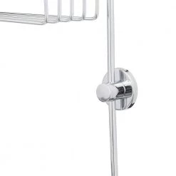 No Drilling Required Draad Rustproof Solid Brass Shower Caddy 12 in. Double Shelf in Chrome 11 No Drilling Required Draad Rustproof Solid Brass Shower Caddy 12 in. Double Shelf in Chrome -Toilet Storage Shop chrome no drilling required shower caddies dk230 chr a0 1000
