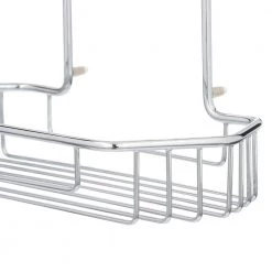 No Drilling Required Draad Rustproof Solid Brass Shower Caddy 11 in. Double Shelf- Angled in Chrome 10 No Drilling Required Draad Rustproof Solid Brass Shower Caddy 11 in. Double Shelf- Angled in Chrome -Toilet Storage Shop chrome no drilling required shower caddies dk240 chr 40 1000