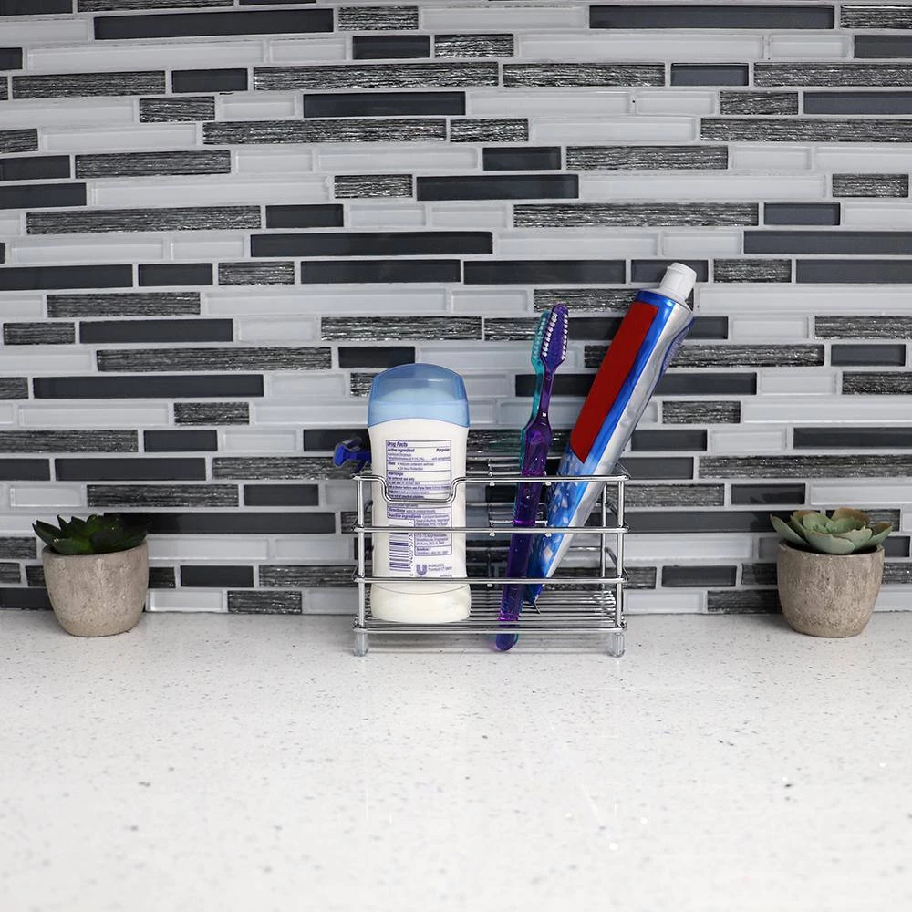 Unbranded Steel Bath Caddies Organizer in Chrome 9 Unbranded Steel Bath Caddies Organizer in Chrome - Image 7